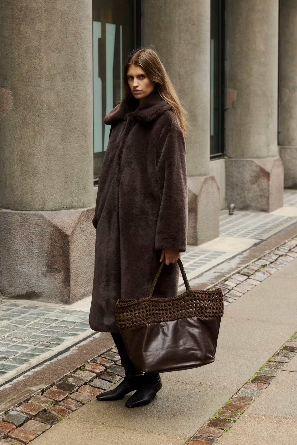 Estacia Coat, chocolate brown