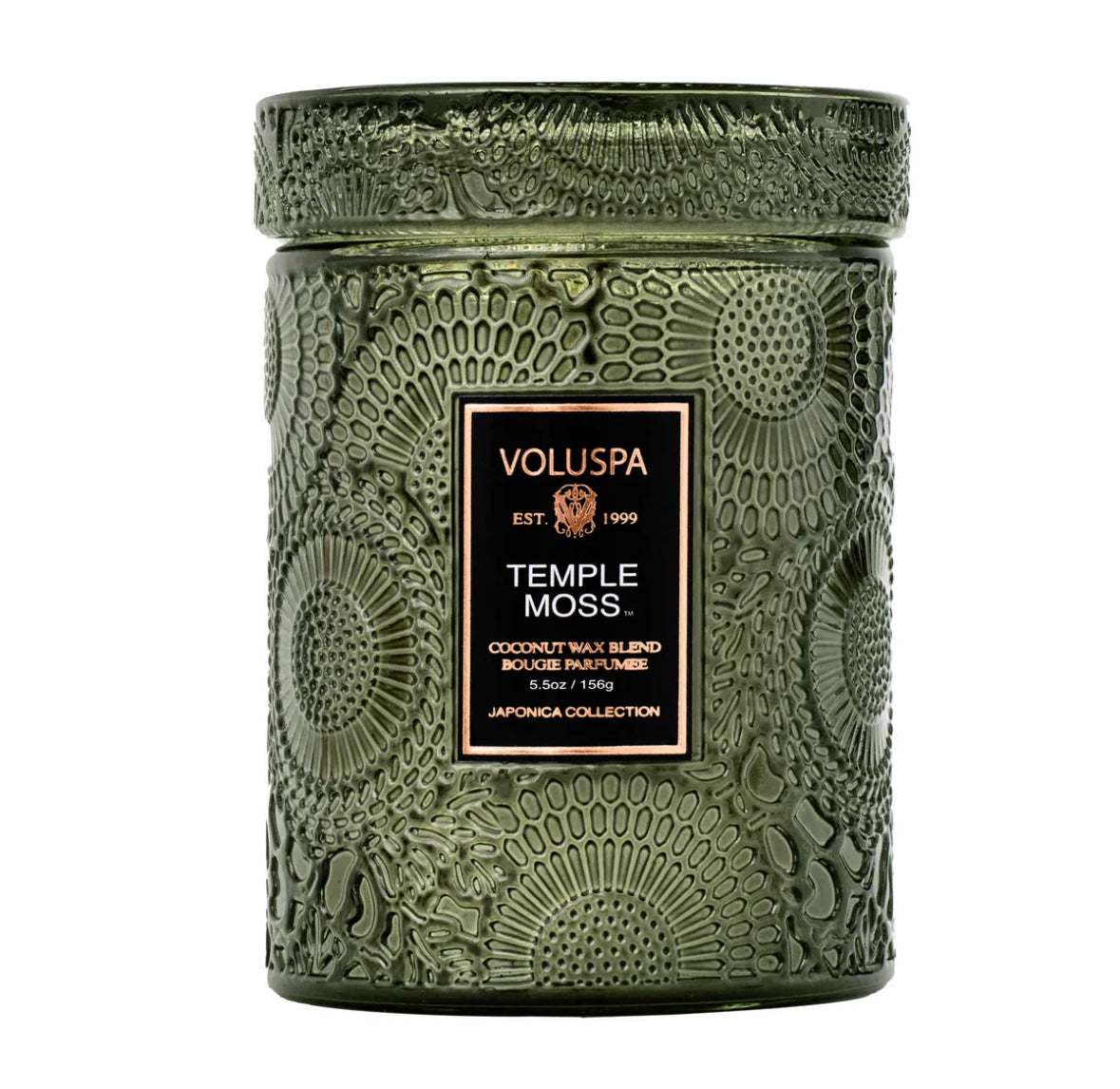 Small Jar Candle 50h, temple moss
