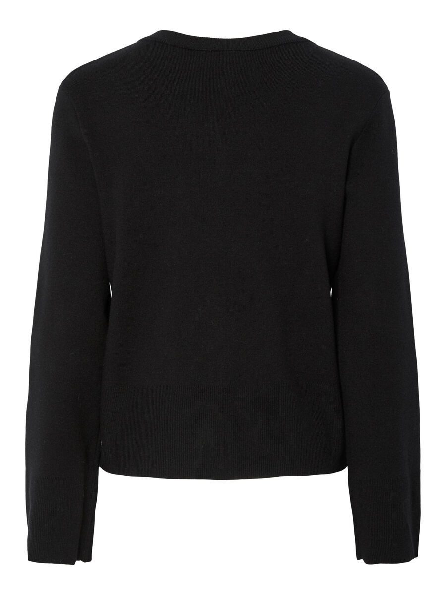 Yaspimi Knit Cardigan, black