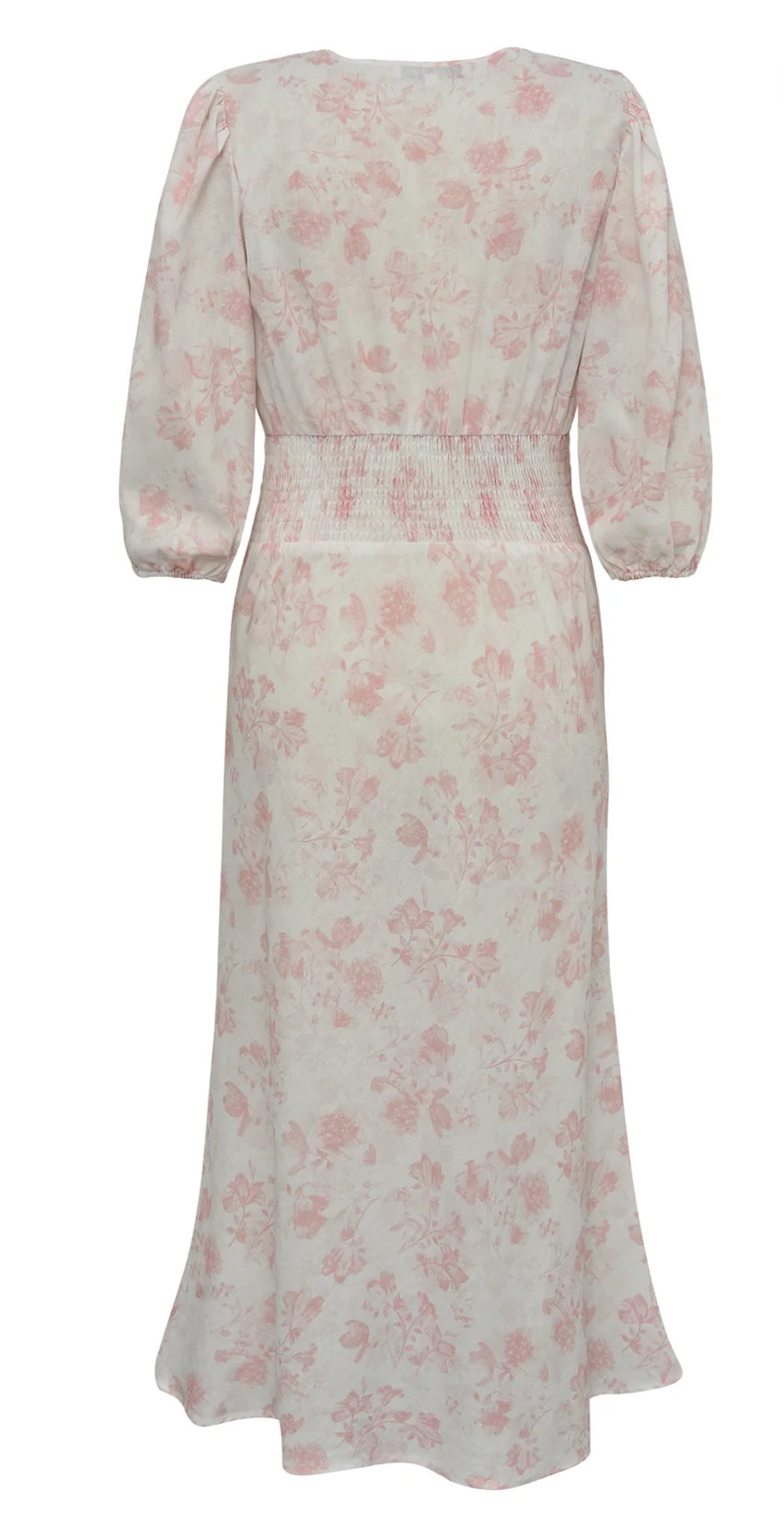 Lin Long Dress, sand/pale pink