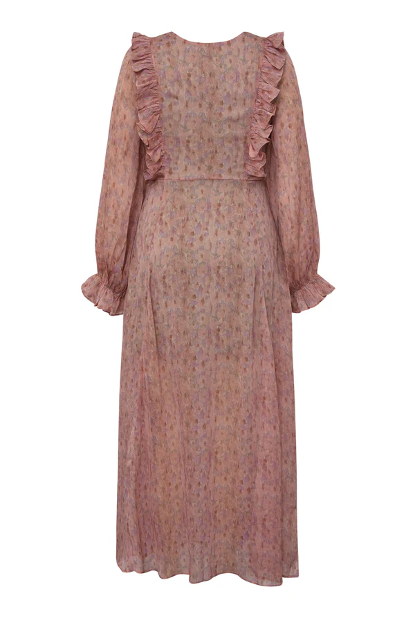 Flounce Dress, old rose