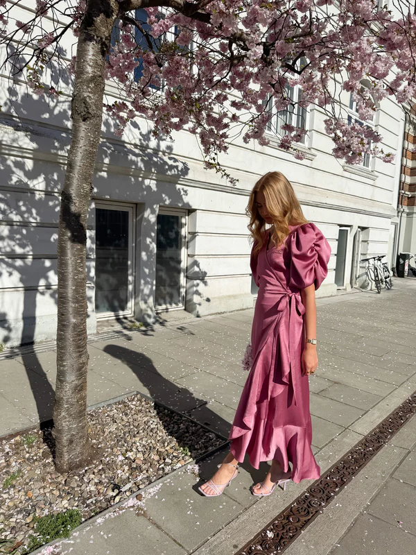 Sinda Print Dress, rose/pink