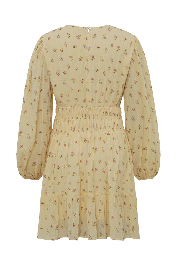 Elinor Dress, pale yellow