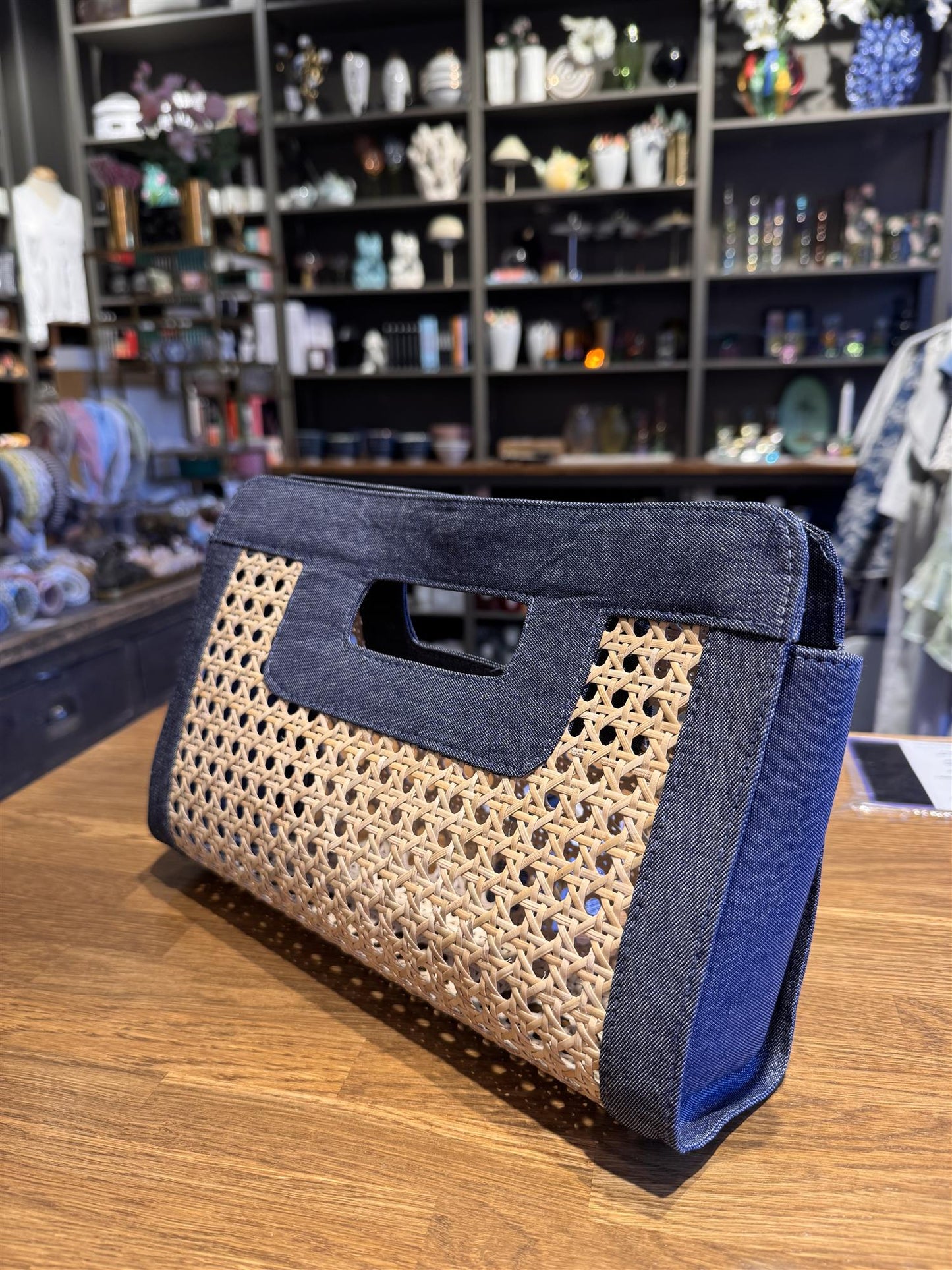 Liten Clutch, jeans