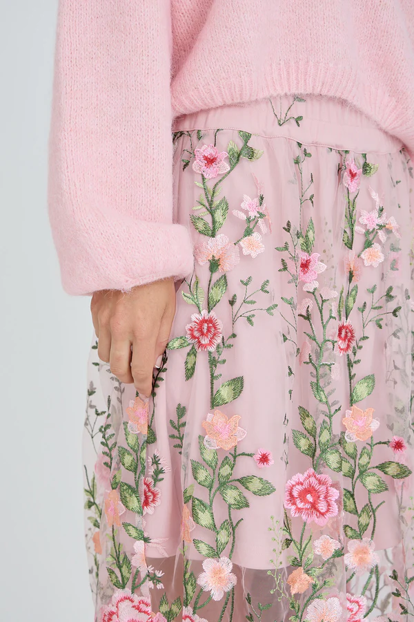 Fuchsia Skirt, rose/red