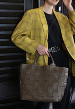Load image into Gallery viewer, Braided Strap Shopper Taupe
