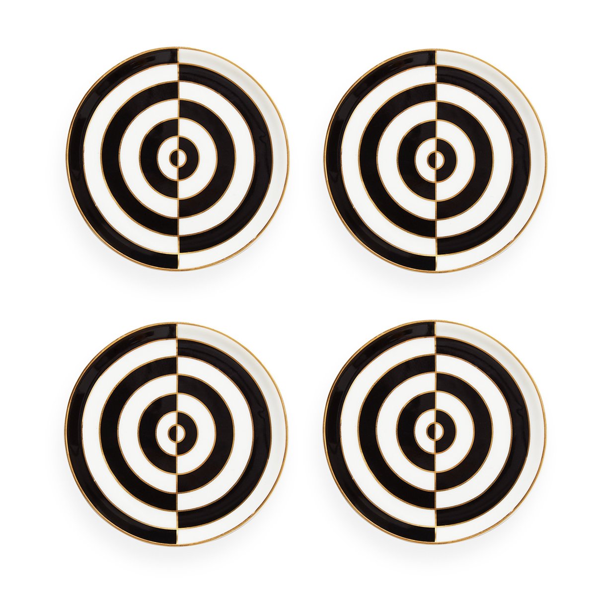 Op Art Coasters, sett m/4