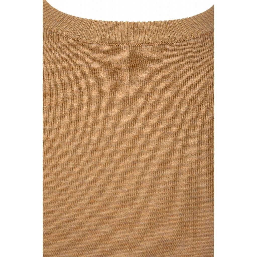 Pamela Knit Tee, almond melange