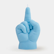 Load image into Gallery viewer, Baby Candle, F***YOU, blue