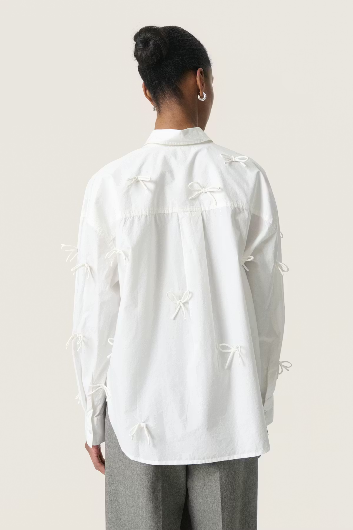 Joa Bow Shirt LS, broken white