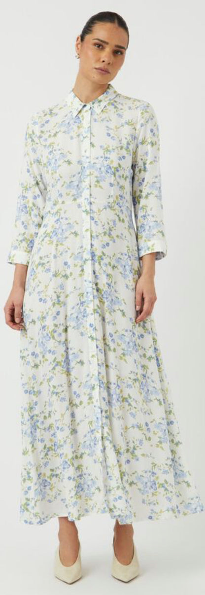 Yassavanna Long Shirt Dress, star white//sumelli