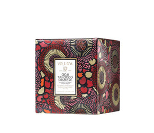 Boxed Candle 60h, Goji Tarocco Orange
