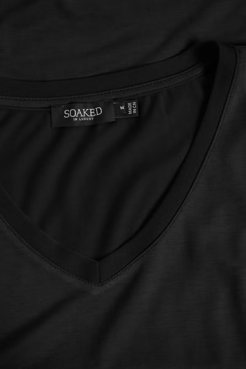 Columbine V-Neck, black