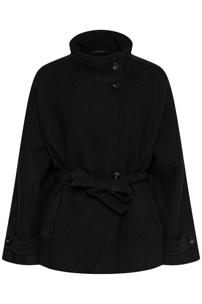 Angelina Double Breasted Jacket, black