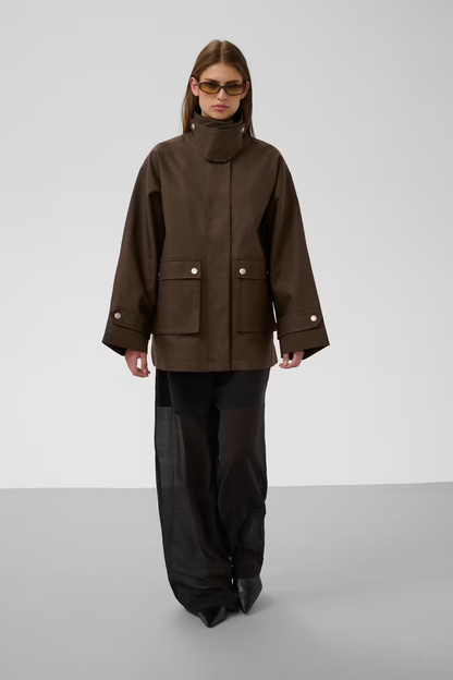 Jennah Jacket, chocolate brown