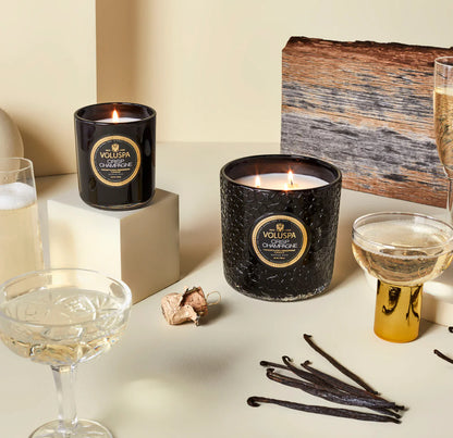 Boxed Candle 60h, crisp champagne
