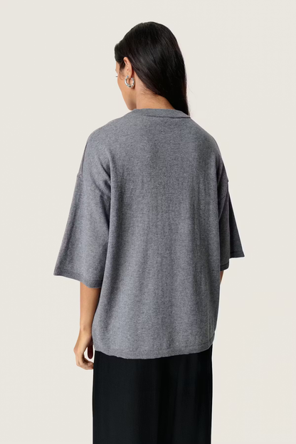 Sanja Pullover, grey melange