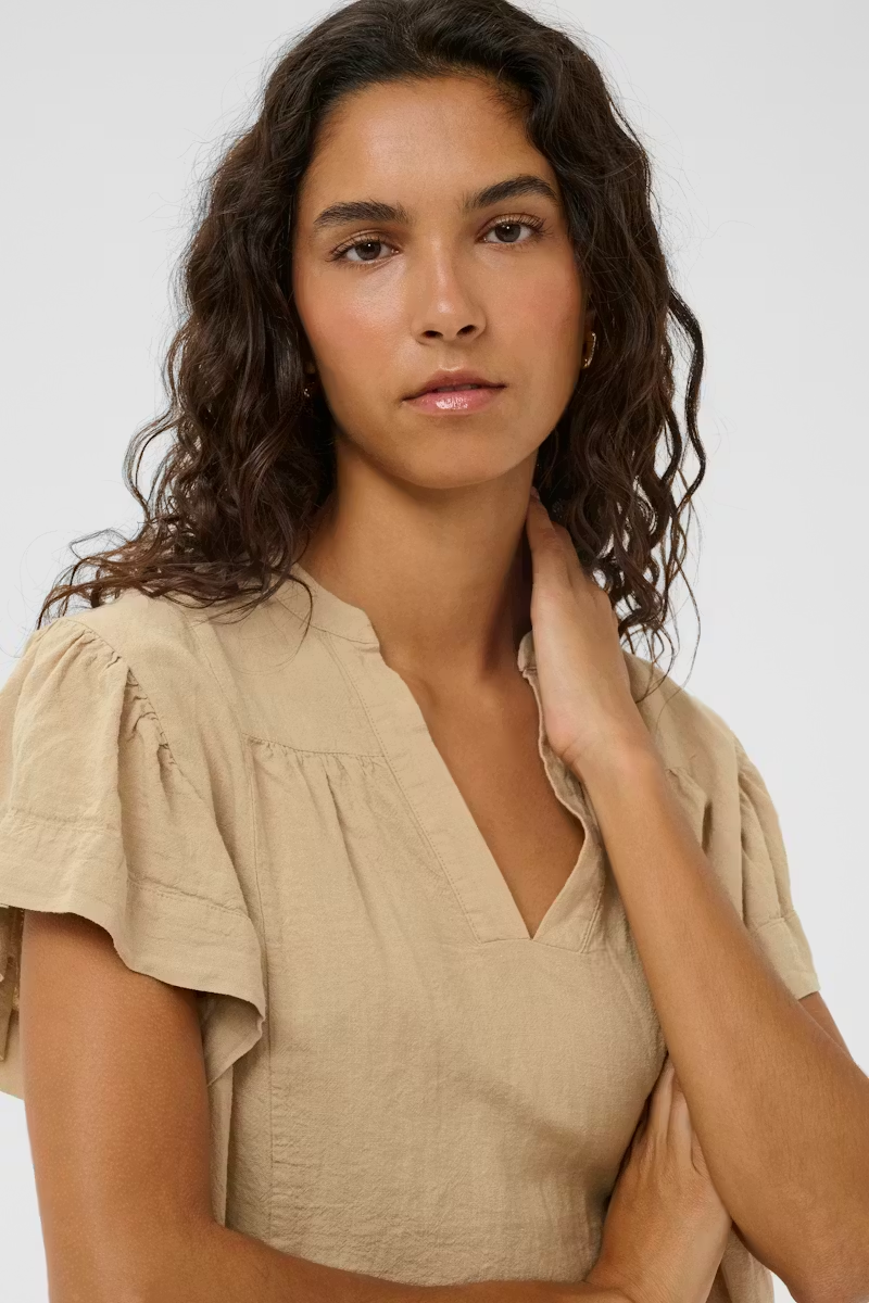 Aria Blouse, white pepper