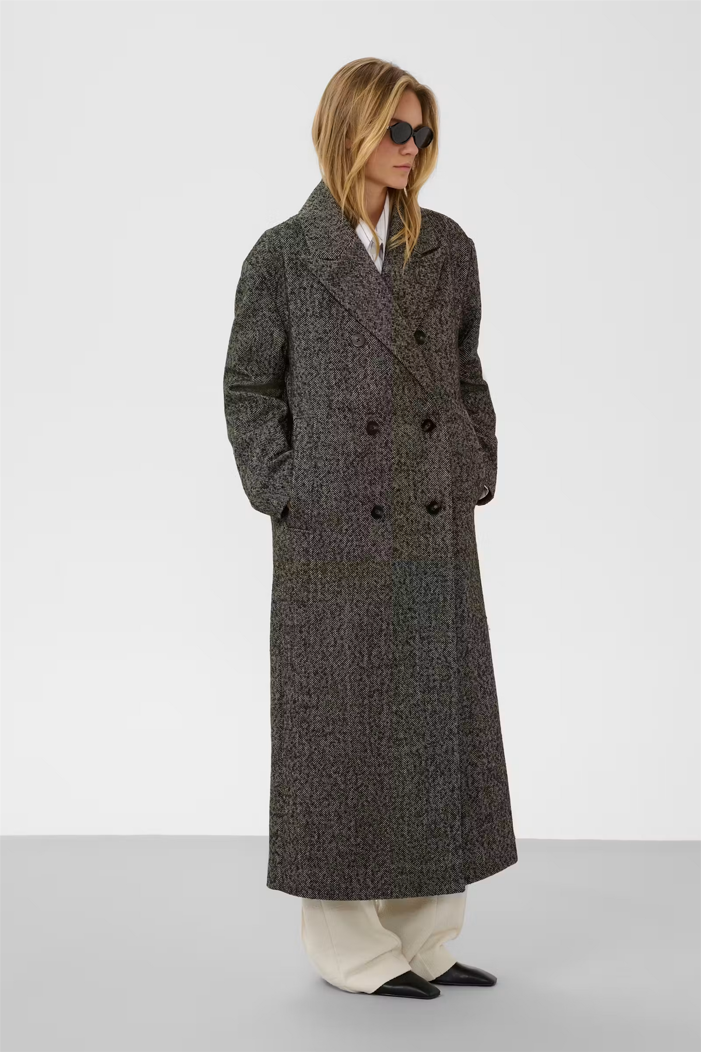 Cova Mafalda Coat, feather gray