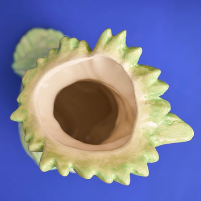 Vase Cockatoo, green, dolomite