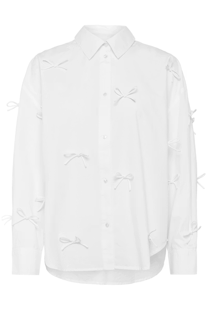 Joa Bow Shirt LS, broken white