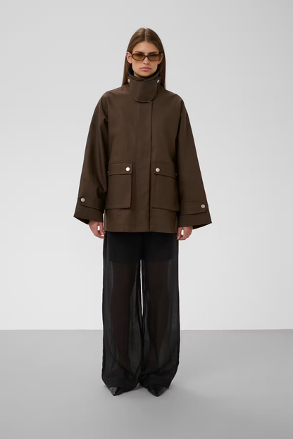 Jennah Jacket, chocolate brown