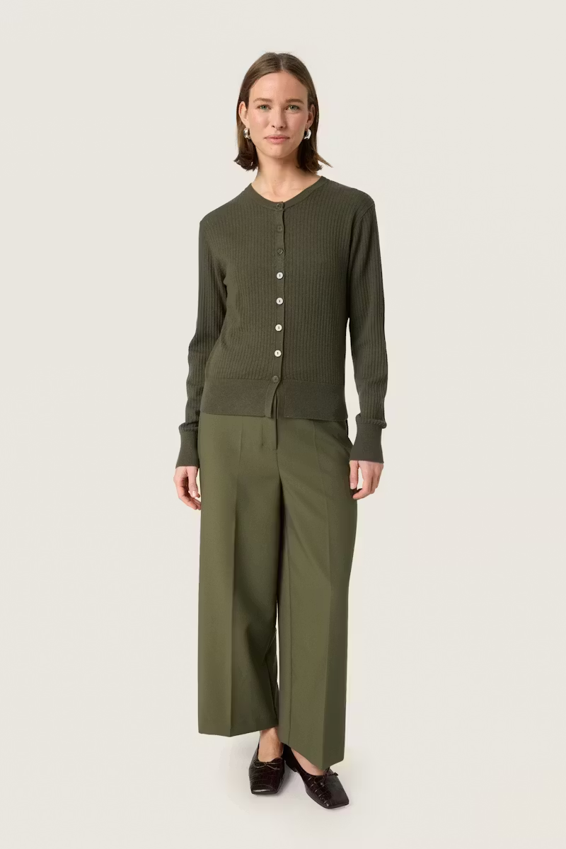 Spina Cardigan, grape leaf