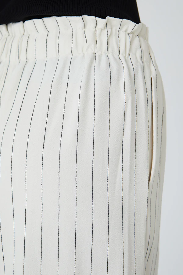 Lerke Stripe Pants, off white