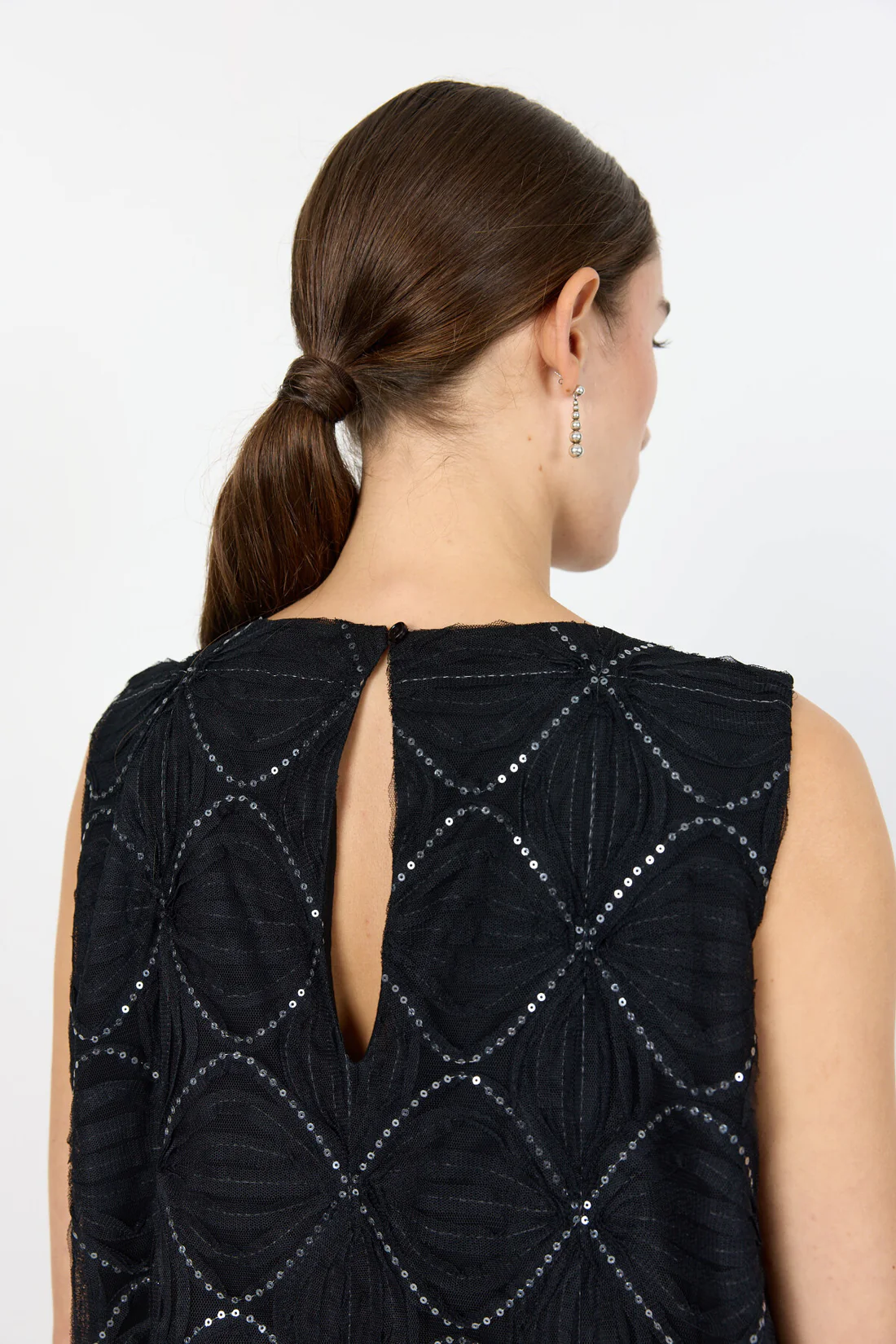 Opaya 2 Dress, black/sequins