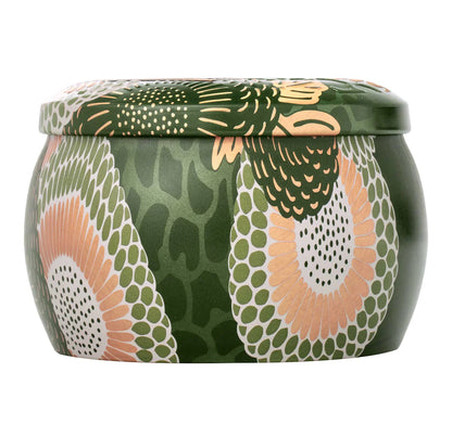 Mini Tin Candle 25h, temple moss