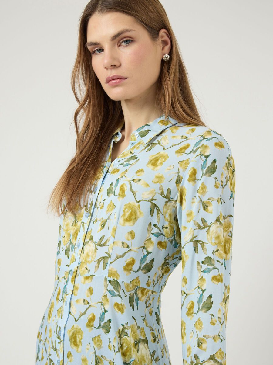 Yassavanna Long Shirt Dress, skyway/matira
