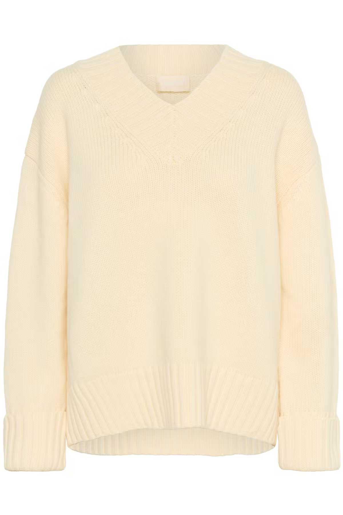 Moline V-Neck Pullover, whisper white