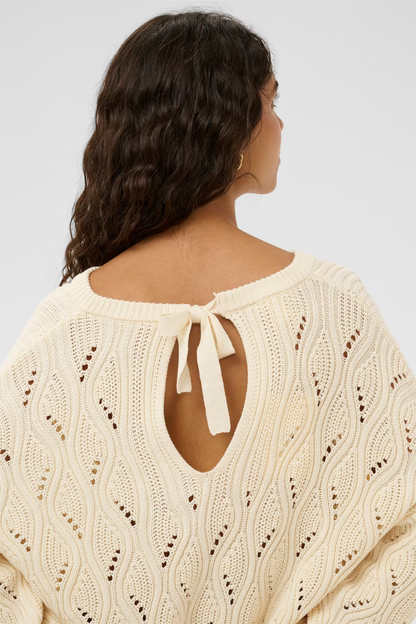Rava Nanna Pullover, whisper white