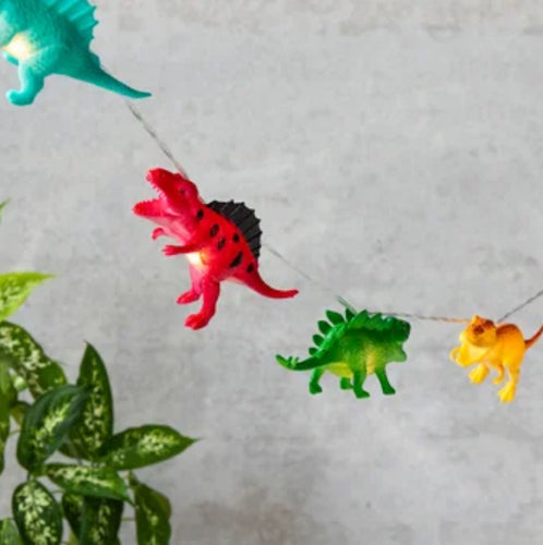 String of LED dinosaur lights