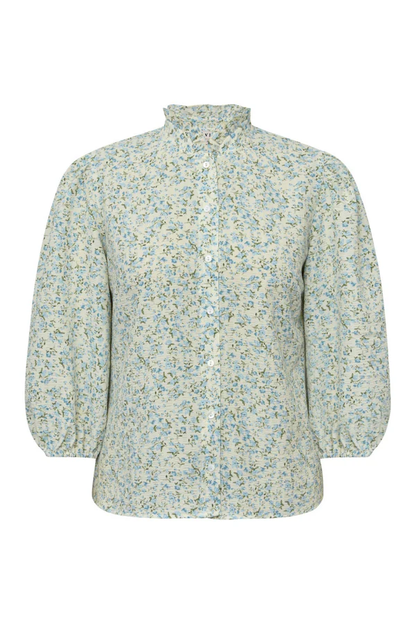 Leoni shirt, blue/white