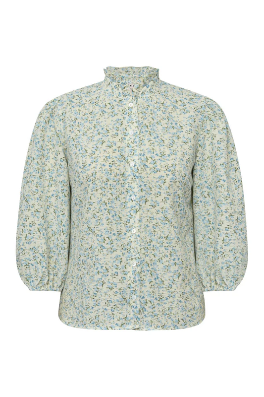 Leoni shirt, blue/white