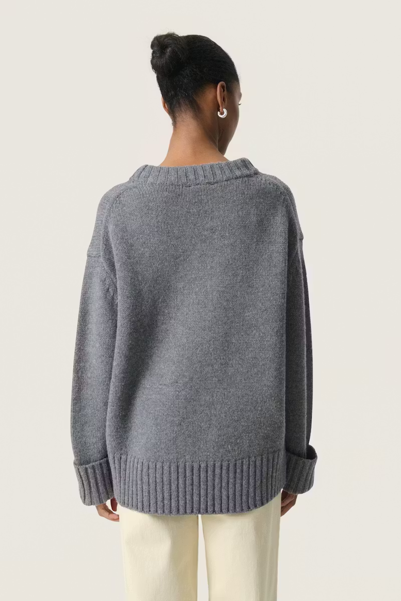 Moline Crew-Neck, grey melange