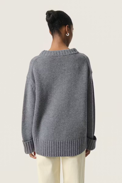 Moline Crew-Neck, grey melange