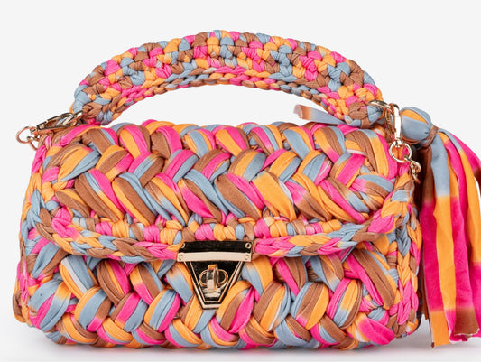 Anna Multi Bag, pink/gold