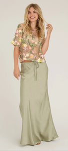 Fuchsia Blouse sand/yellow