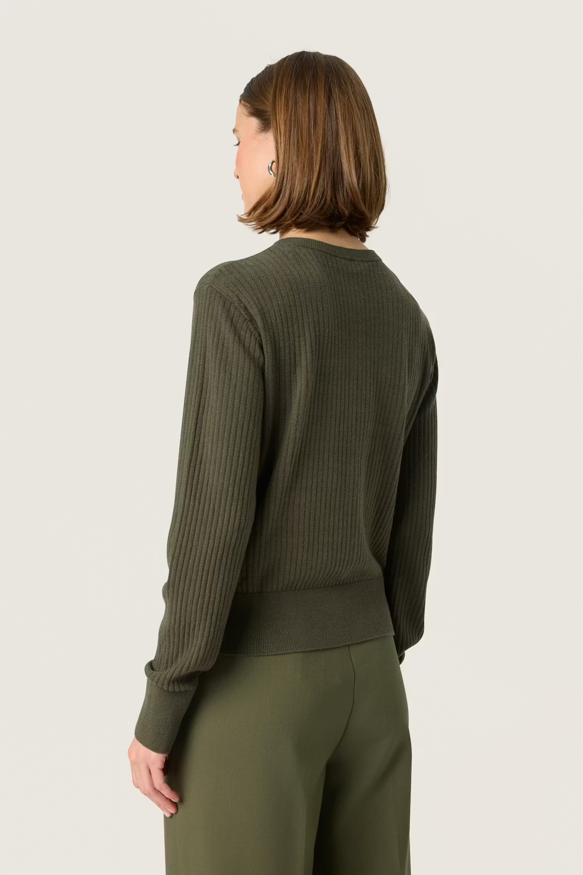 Spina Cardigan, grape leaf