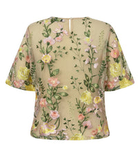 Load image into Gallery viewer, Fuchsia Blouse sand/yellow