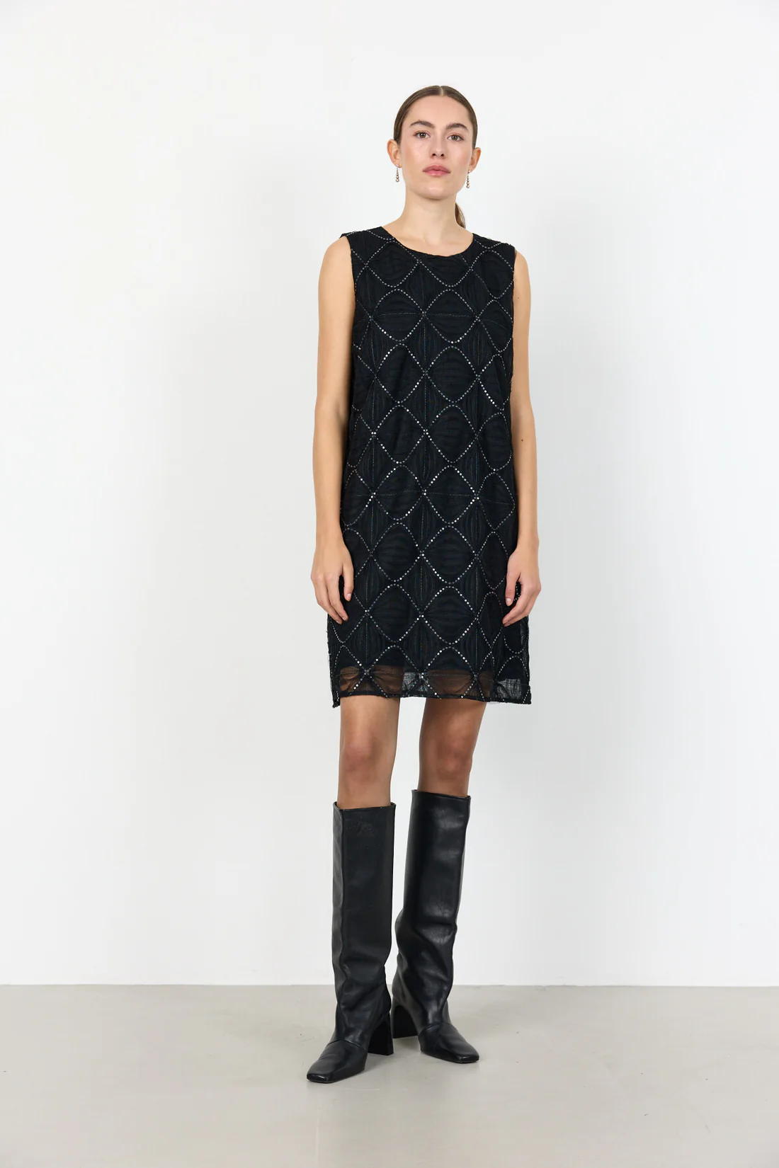 Opaya 2 Dress, black/sequins