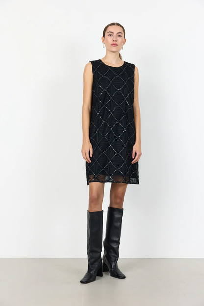 Opaya 2 Dress, black/sequins