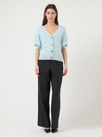 Yasfonny Knit Cardigan, skyway