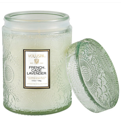 Small Jar Candle, French cade/lavender