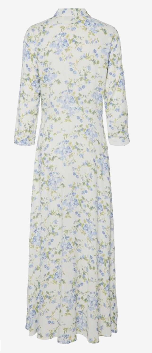 Yassavanna Long Shirt Dress, star white//sumelli
