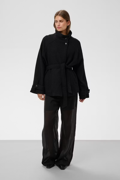 Angelina Double Breasted Jacket, black