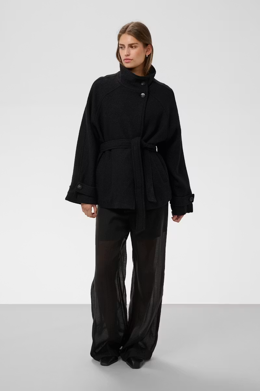 Angelina Double Breasted Jacket, black