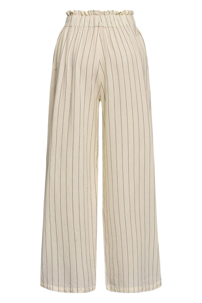 Lerke Stripe Pants, off white